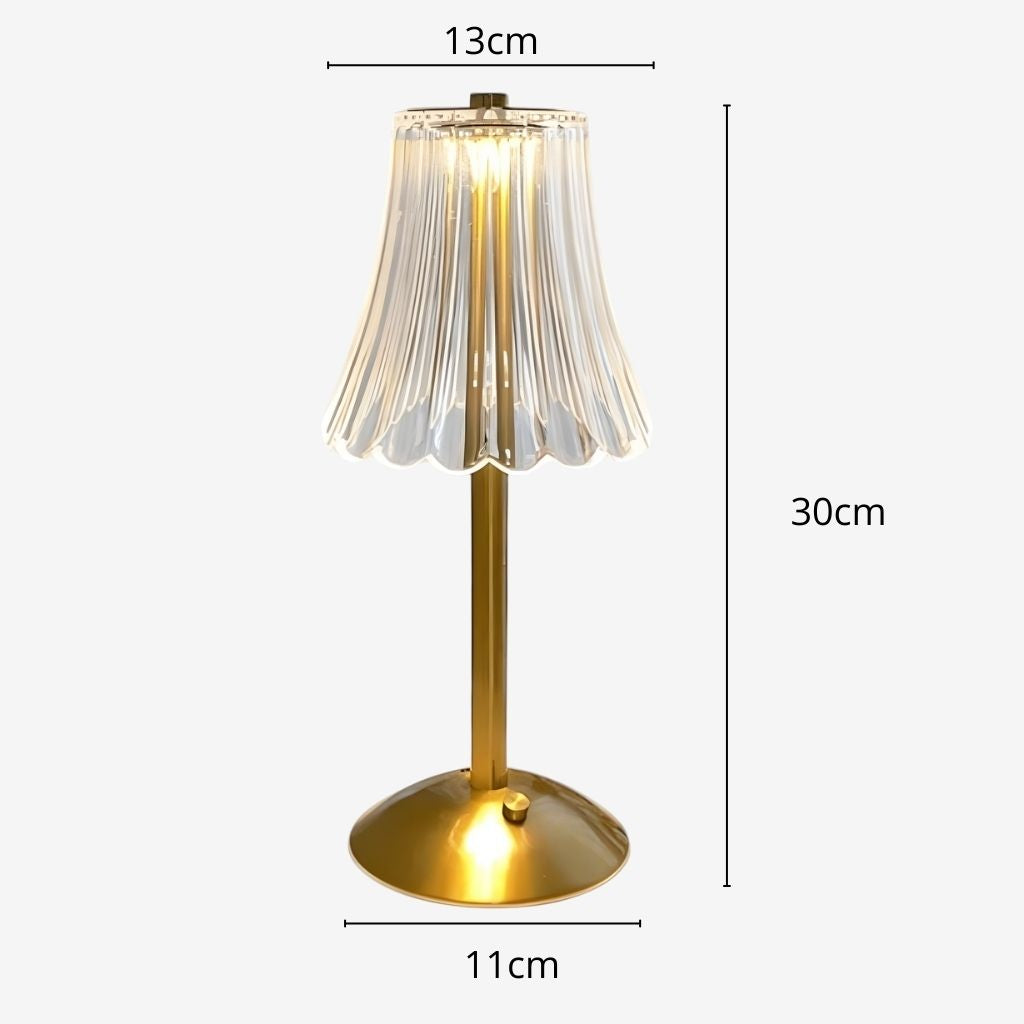Golden Crystal Dining Table Light