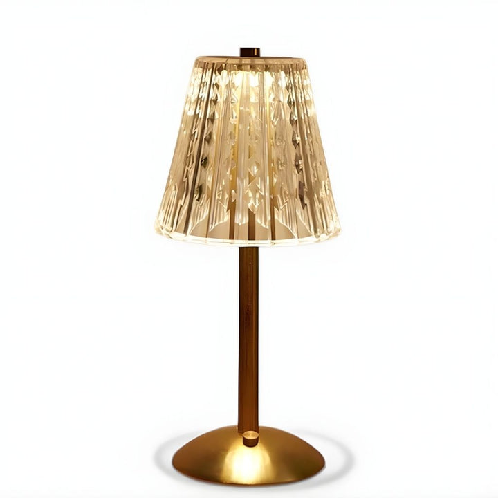 Golden Crystal Dining Table Light