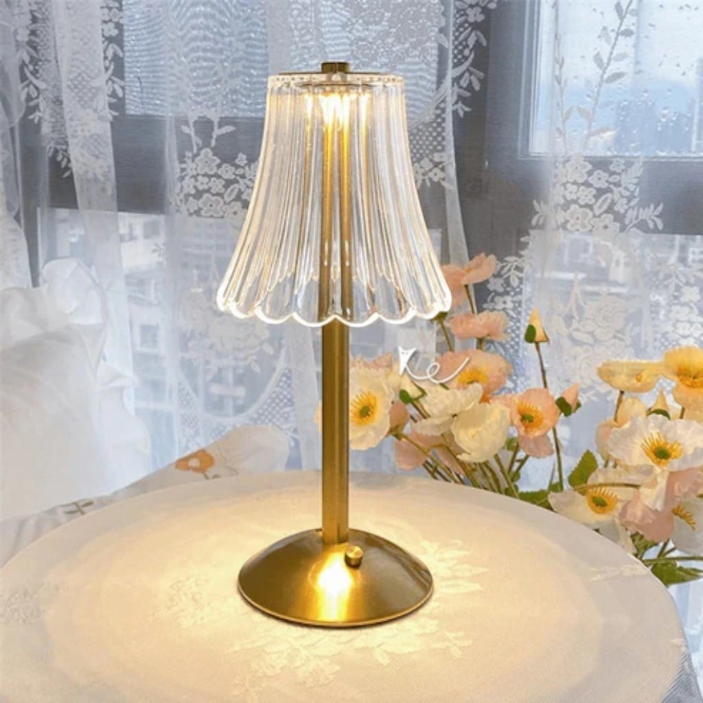 Golden Crystal Dining Table Light Boldenn