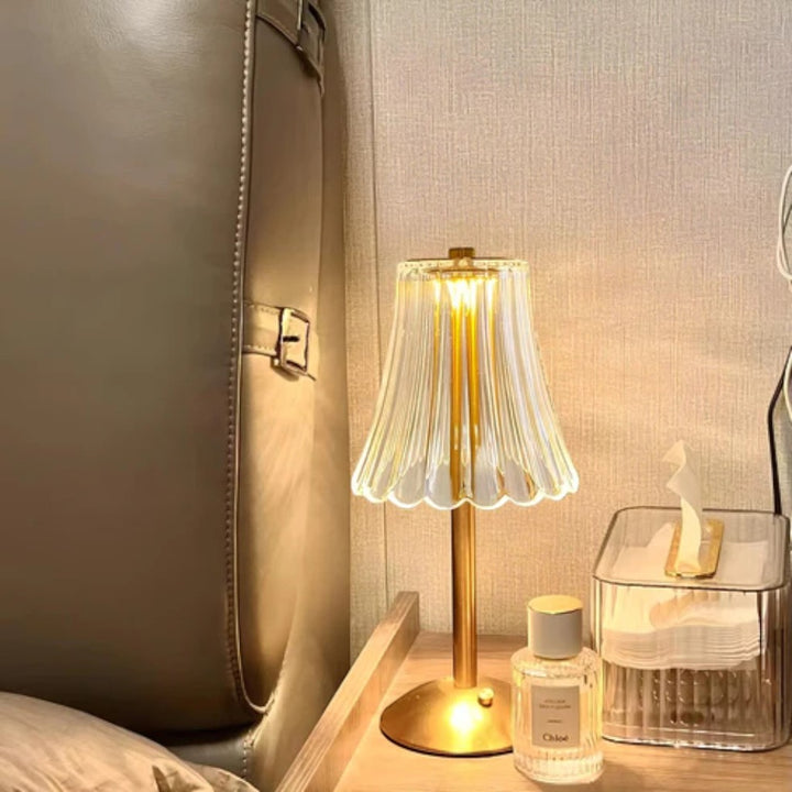 Golden Crystal Dining Table Light