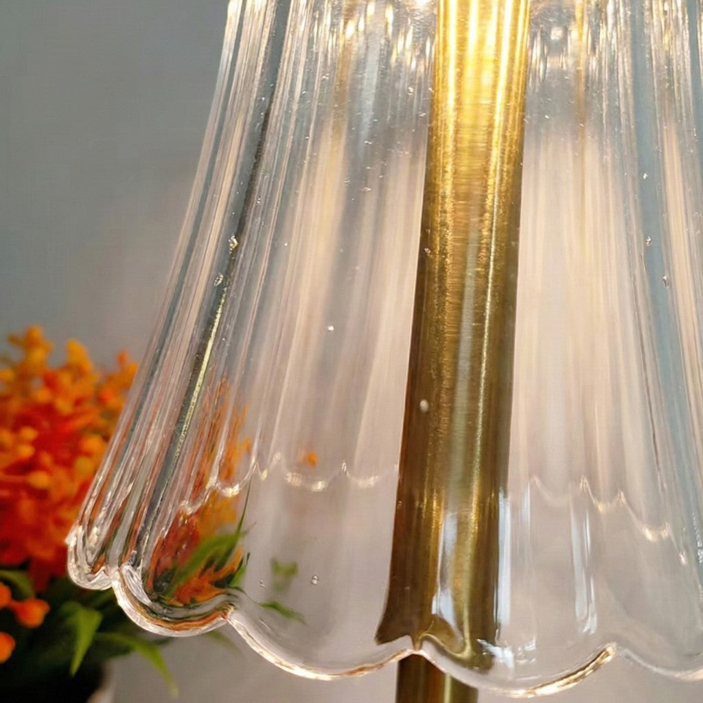 Golden Crystal Dining Table Light