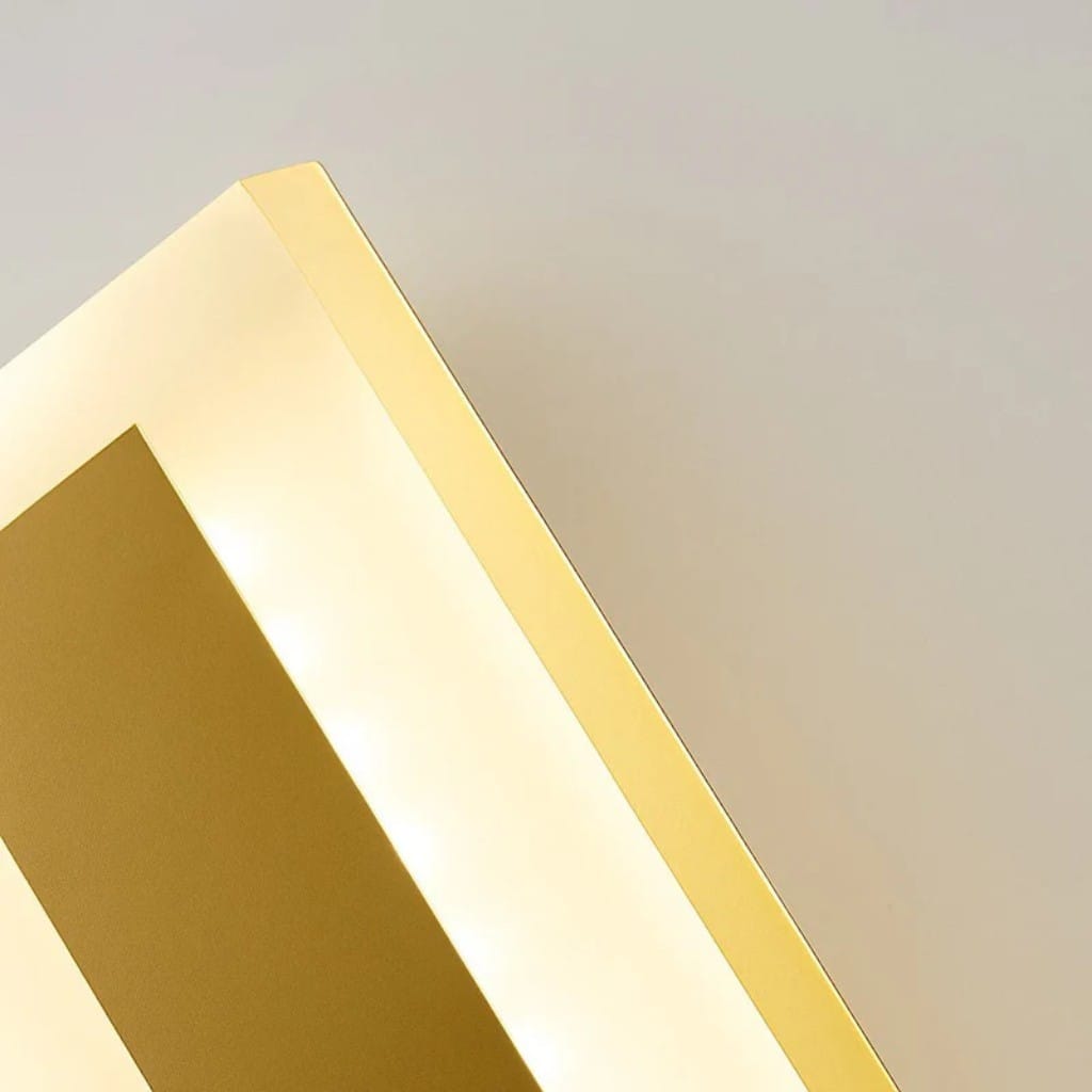 Golden Weather-Resistant LED External Wall Lights - IP65 Rating Boldenn