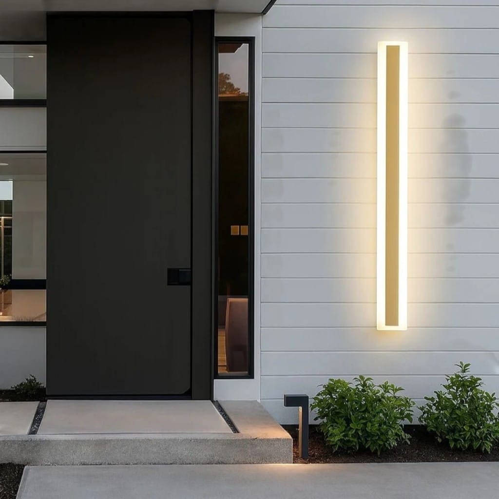 Golden Weather-Resistant LED External Wall Lights - IP65 Rating Boldenn