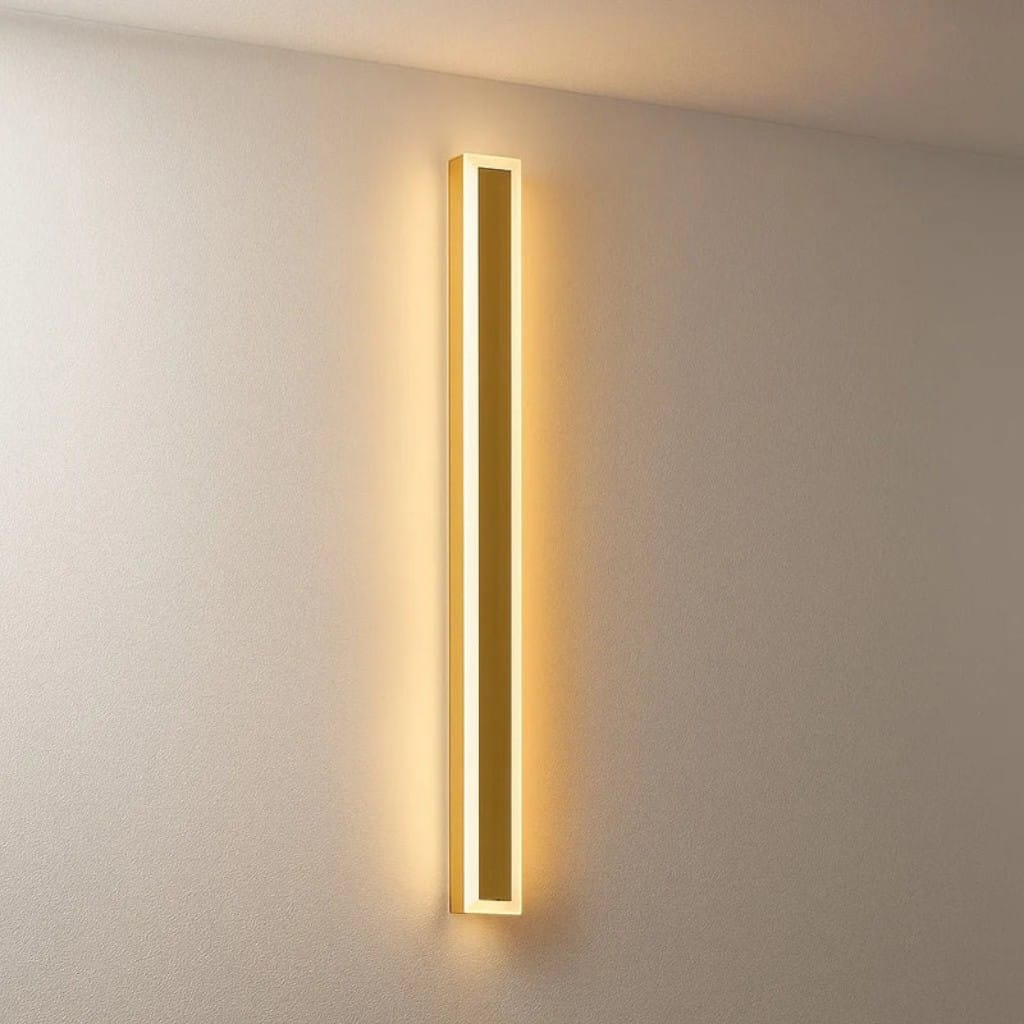Golden Weather-Resistant LED External Wall Lights - IP65 Rating Boldenn