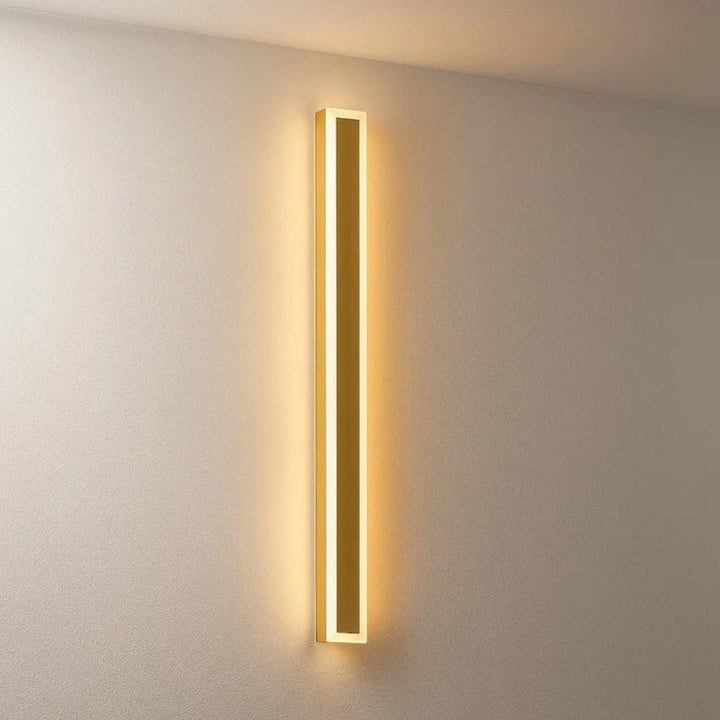 Golden Weather-Resistant LED External Wall Lights - IP65 Rating Boldenn