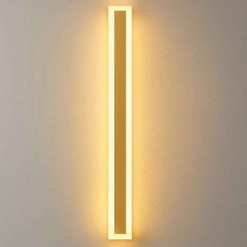 Golden Weather-Resistant LED External Wall Lights - IP65 Rating Boldenn