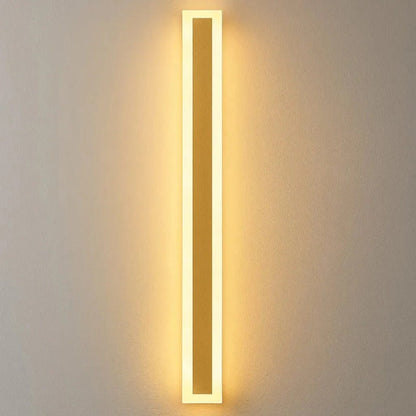 Golden Weather-Resistant LED External Wall Lights - IP65 Rating Boldenn