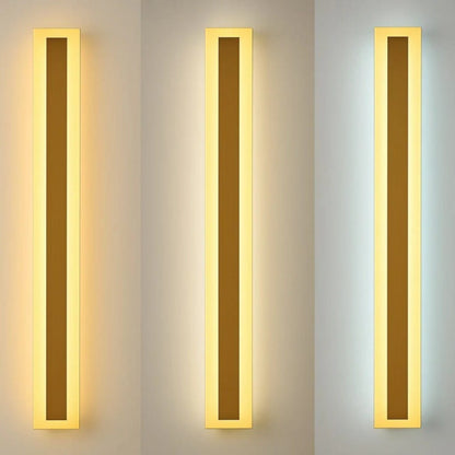 Golden Weather-Resistant LED External Wall Lights - IP65 Rating Boldenn