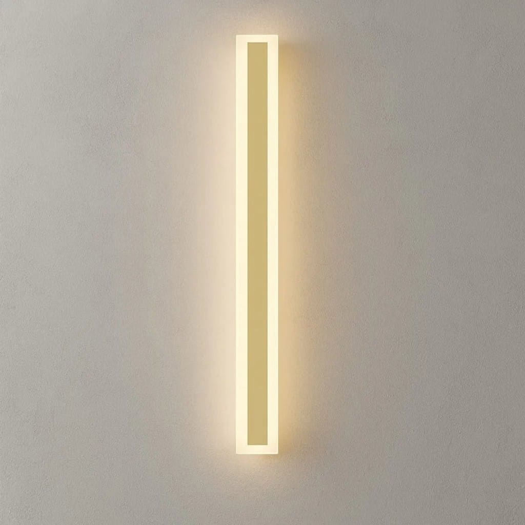 Golden Weather-Resistant LED External Wall Lights - IP65 Rating Boldenn