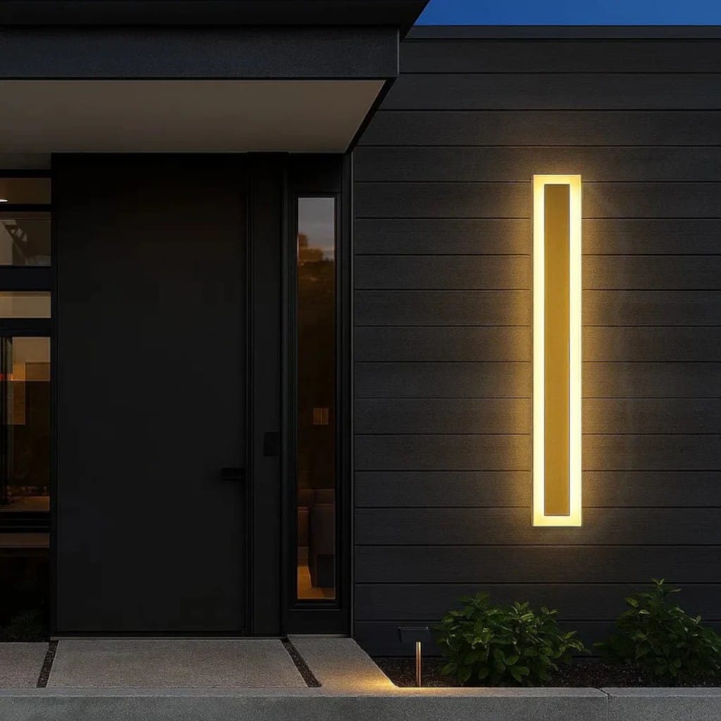 Golden Weather-Resistant LED External Wall Lights - IP65 Rating Boldenn