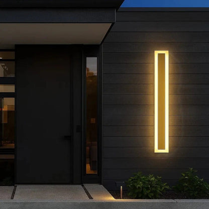 Golden Weather-Resistant LED External Wall Lights - IP65 Rating Boldenn