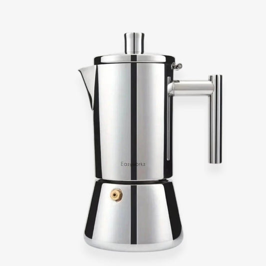 Italian Stainless Steel Moka Pot – Stovetop Espresso Maker Boldenn