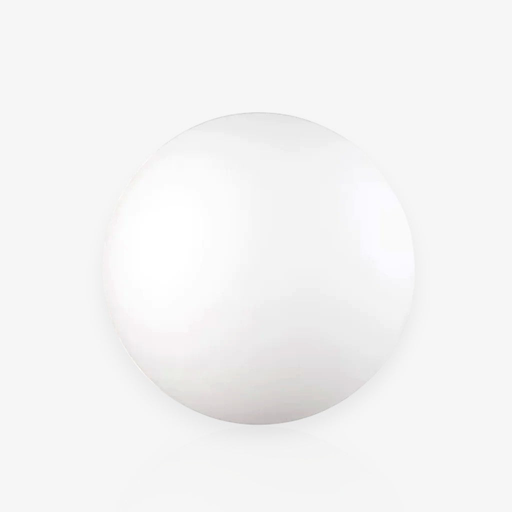 Japandi Globe White Glass Wall Light Sconce