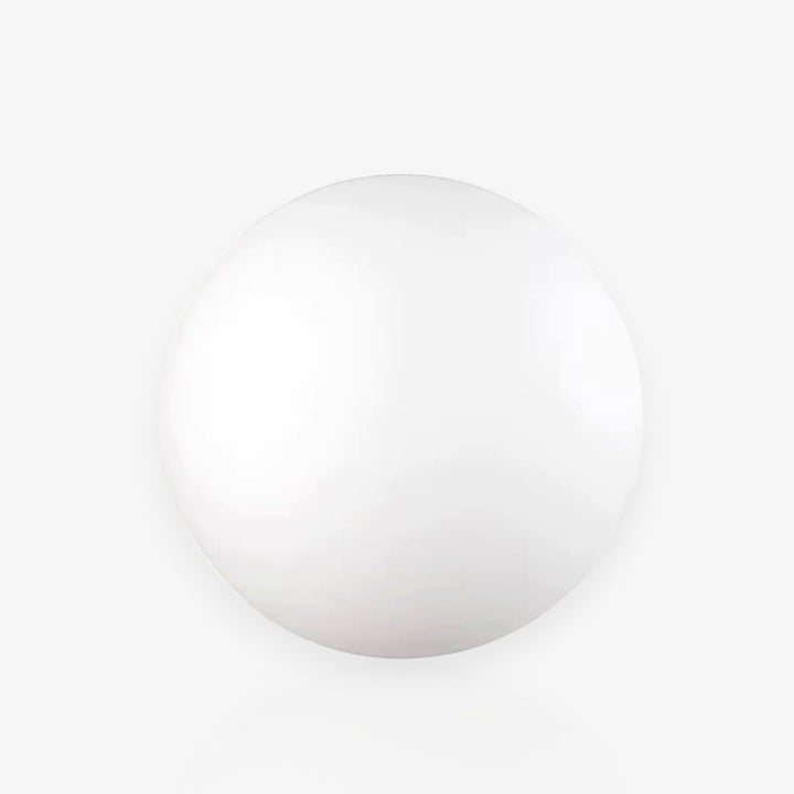 Japandi Globe White Glass Wall Light Sconce