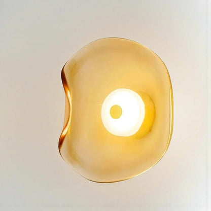 Japandi Organic Glass Wall Light Boldenn