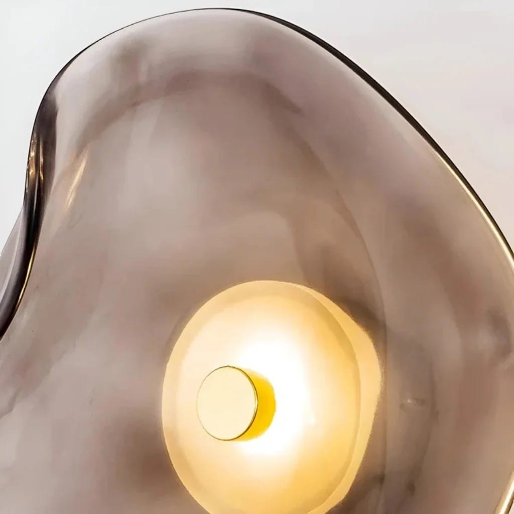 Japandi Organic Glass Wall Light Boldenn