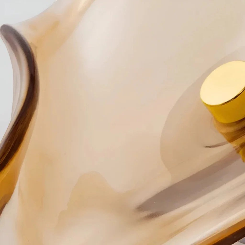 Japandi Organic Glass Wall Light