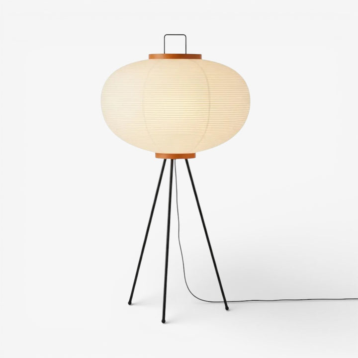 Japandi Japanese Paper Tripod Floor Lamp