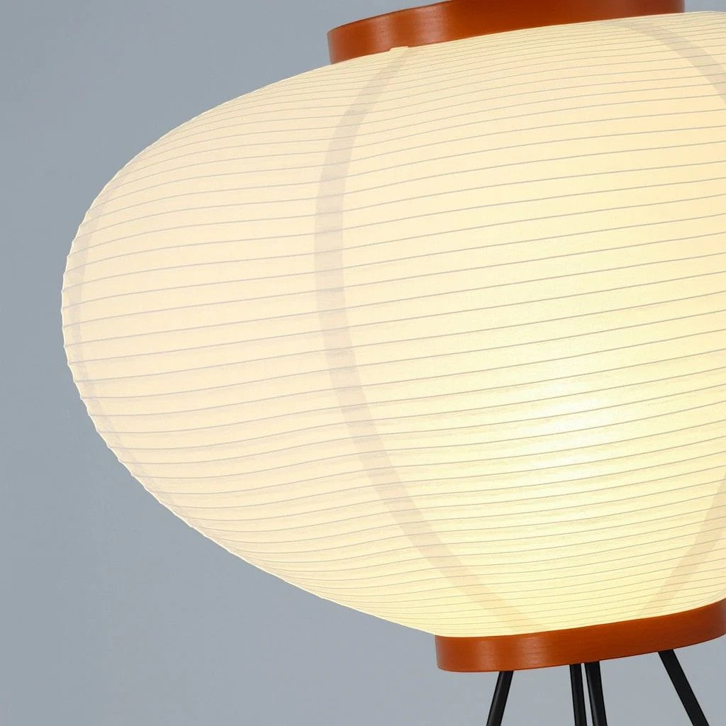 Japandi Japanese Paper Tripod Floor Lamp