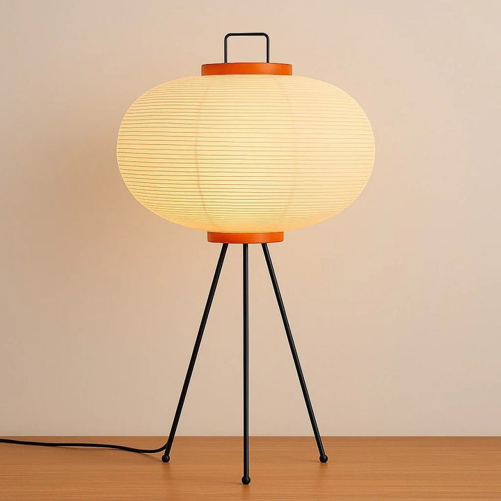 Japandi Japanese Paper Tripod Floor Lamp
