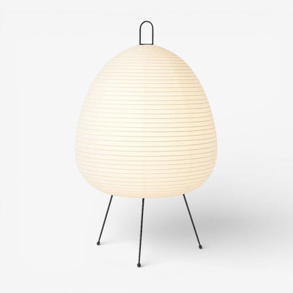 Japandi Rice Paper Tripod Floor Lamp Boldenn