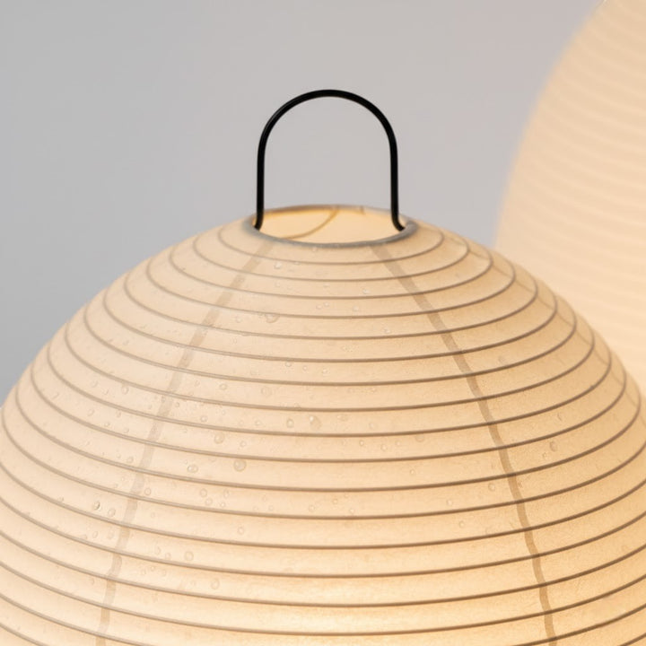 Japandi Rice Paper Tripod Floor Lamp