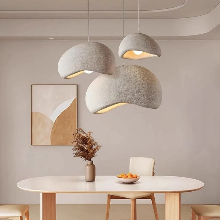 Japanese Wabi Sabi Resin Pendant Light