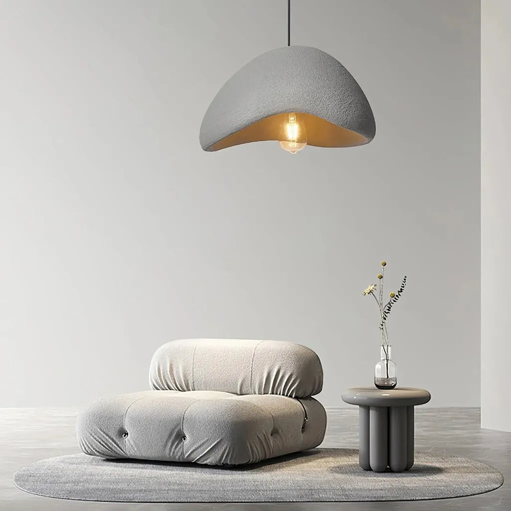 Japanese Wabi Sabi Resin Pendant Light