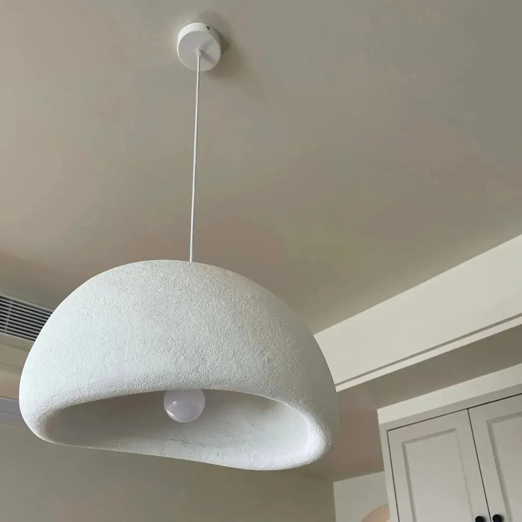 Japanese Wabi Sabi Resin Pendant Light