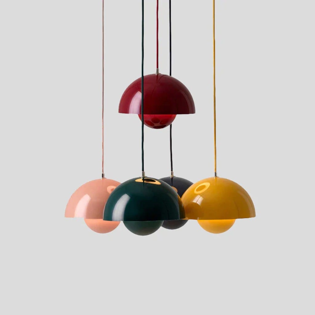 Kitchen Island Light Pendant with Retro Dome Design Boldenn