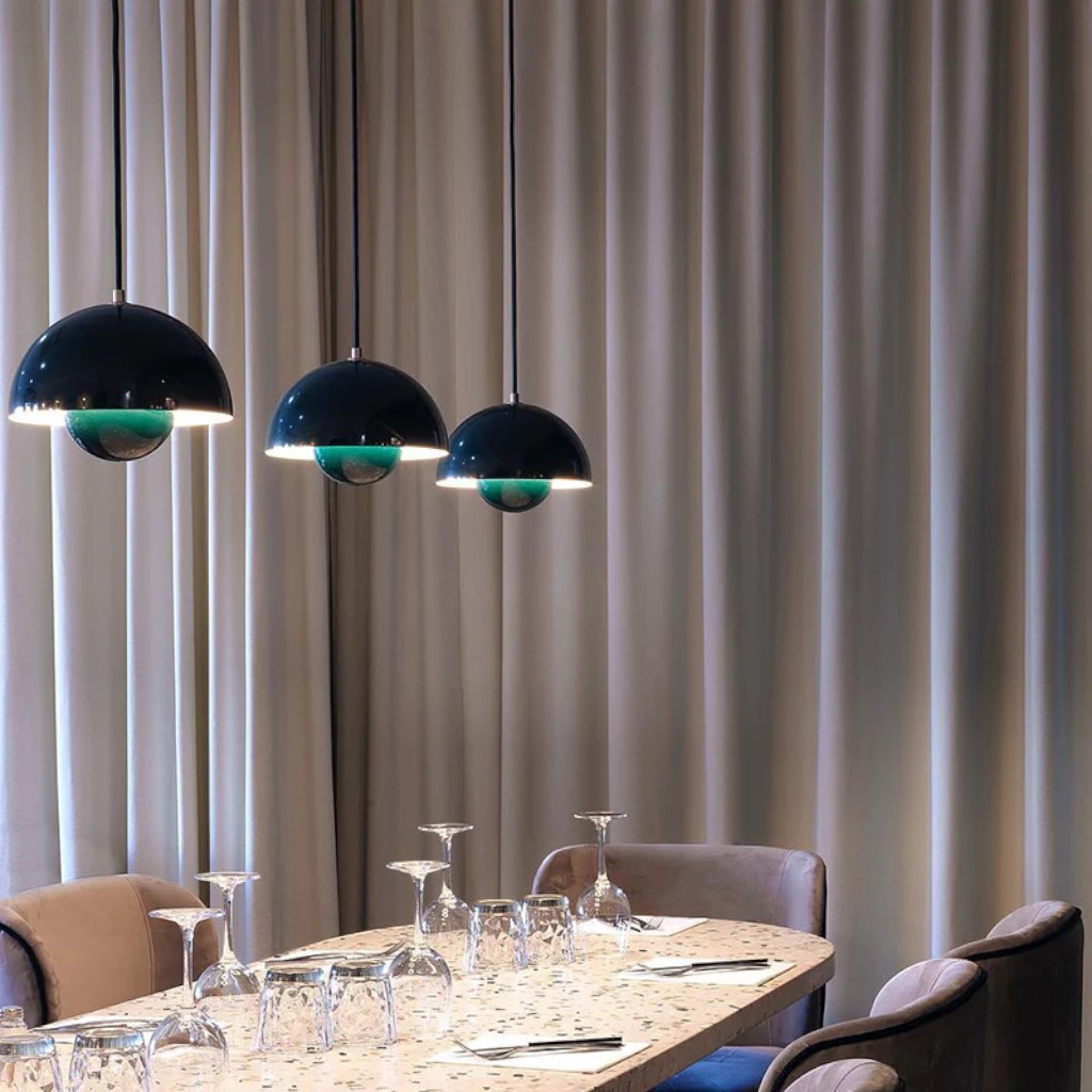 Kitchen Island Light Pendant with Retro Dome Design