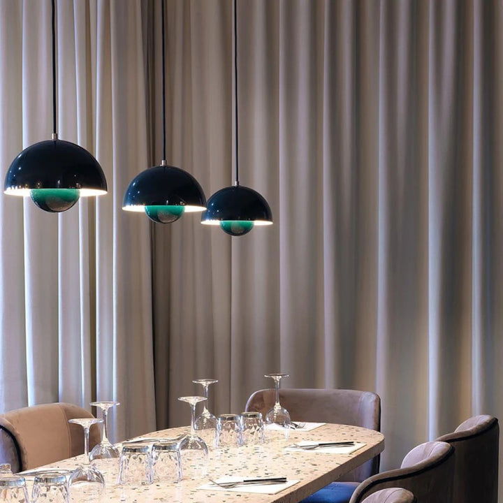 Kitchen Island Light Pendant with Retro Dome Design