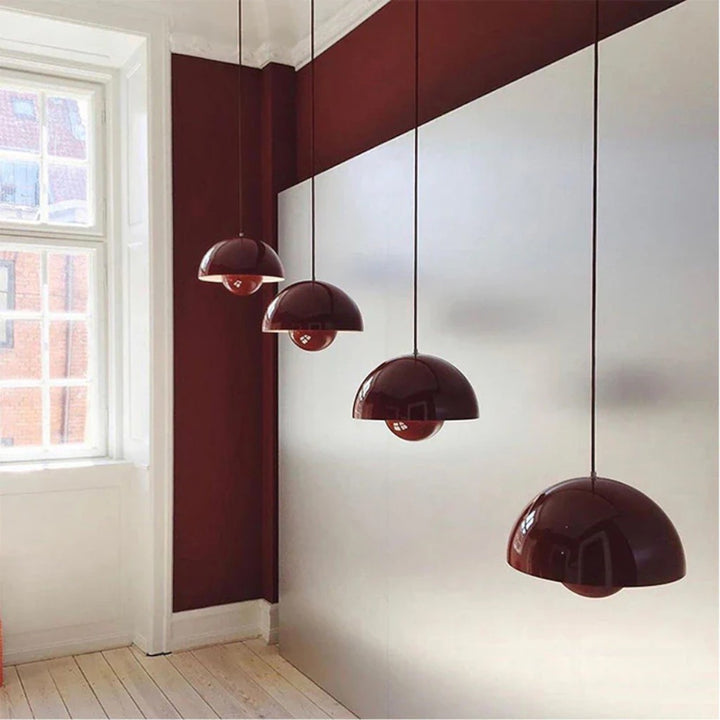 Kitchen Island Light Pendant with Retro Dome Design