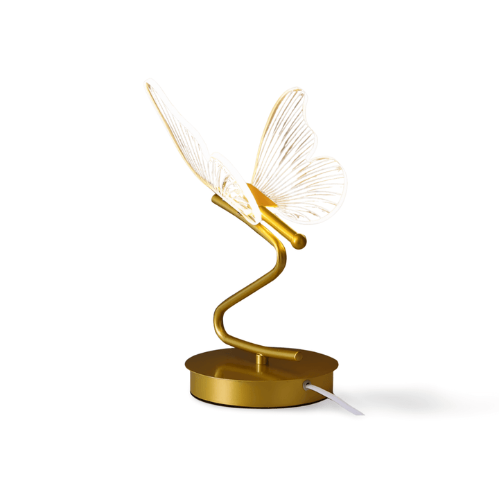 Gold Butterfly LED Desk Lamp