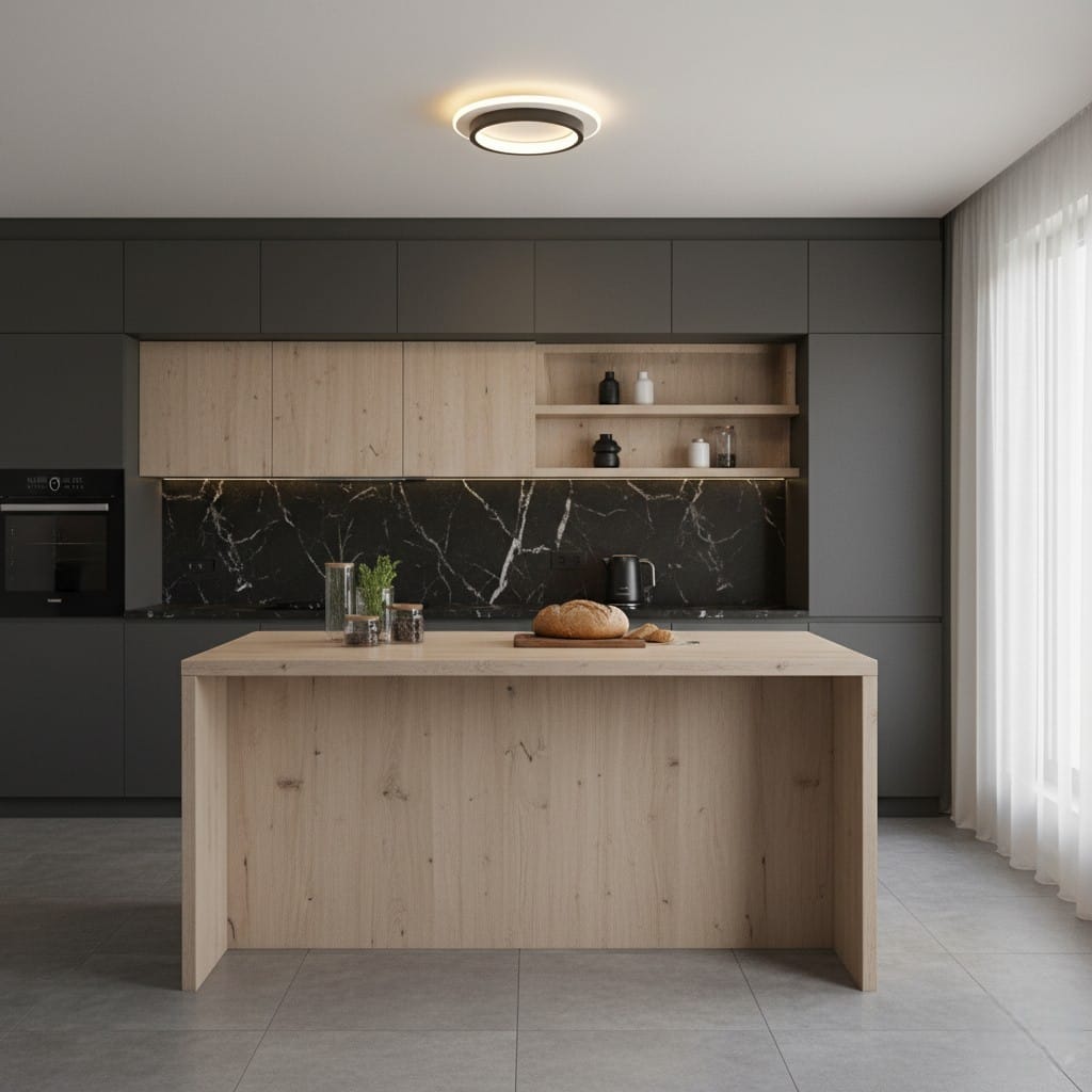 Lounge Ceiling Light with Contemporary Round Design Boldenn