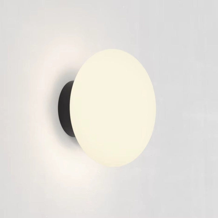 LumaGlass Nordic White Glass Wall Light Sconce Boldenn