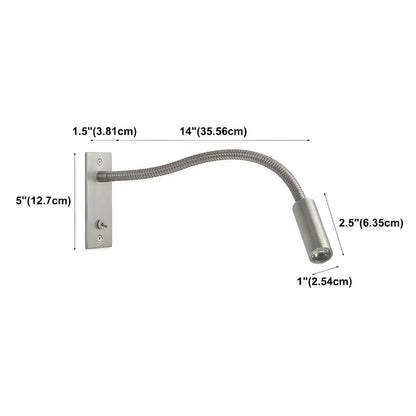 LumiFocus Flexible Bedside Wall Lamp Boldenn
