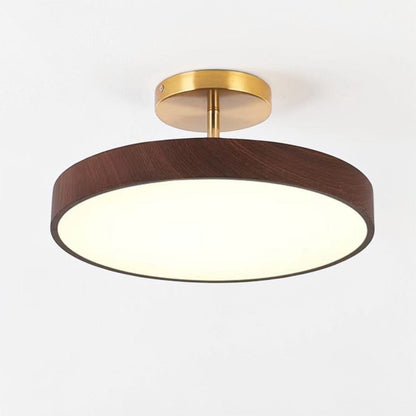 LumiShell Scandinavian Semi Flush Mount Ceiling Light Boldenn