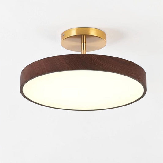 LumiShell Scandinavian Semi Flush Mount Ceiling Light Boldenn