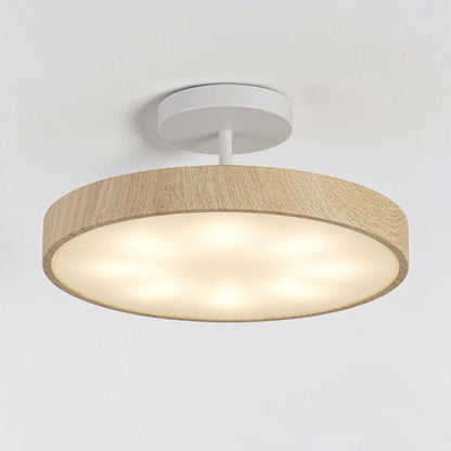 LumiShell Scandinavian Semi Flush Mount Ceiling Light Boldenn