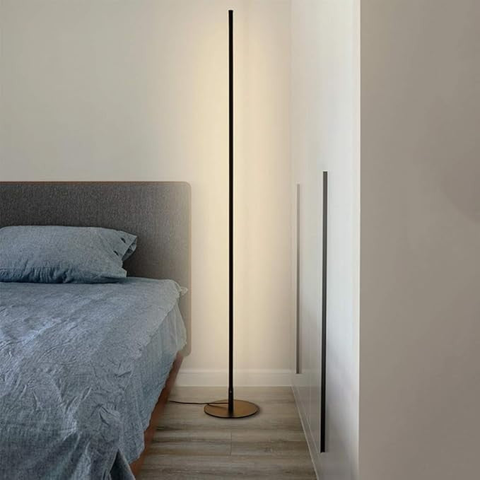 Luxen | Black Standing Lamp with Dimmable LED