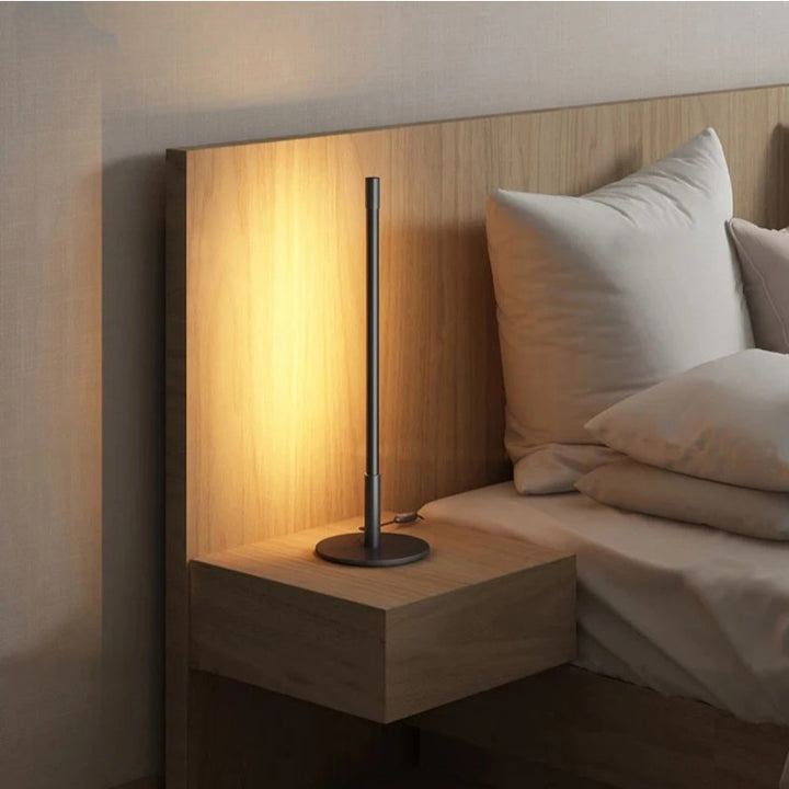Luxen | Black Standing Lamp with Dimmable LED