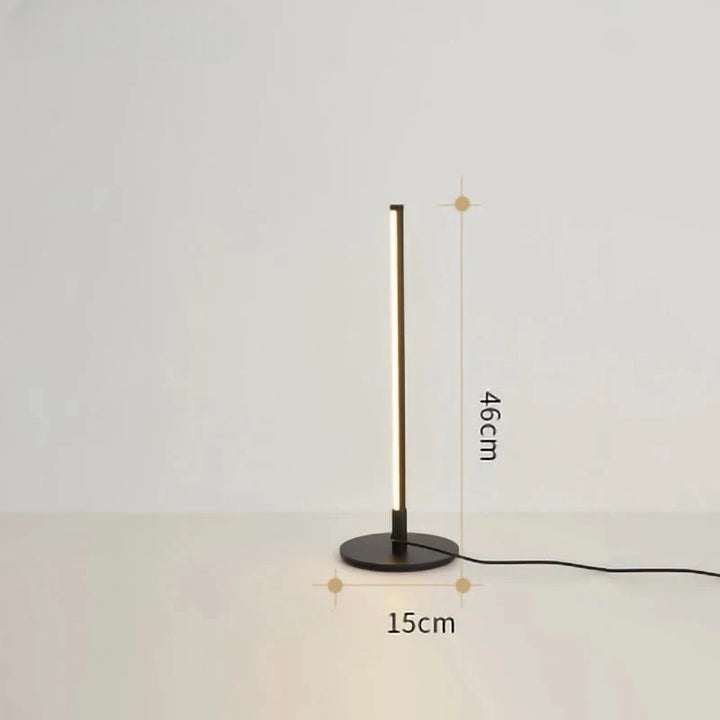 Luxen | Black Standing Lamp with Dimmable LED