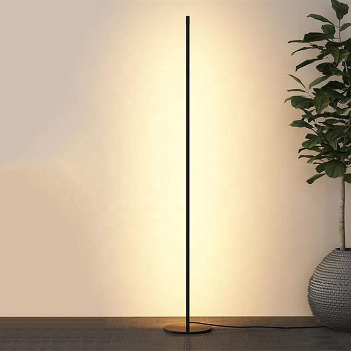 Luxen | Black Standing Lamp with Dimmable LED