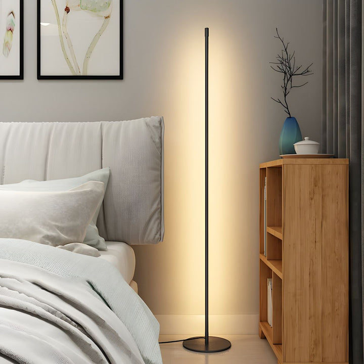 Luxen | Black Standing Lamp with Dimmable LED