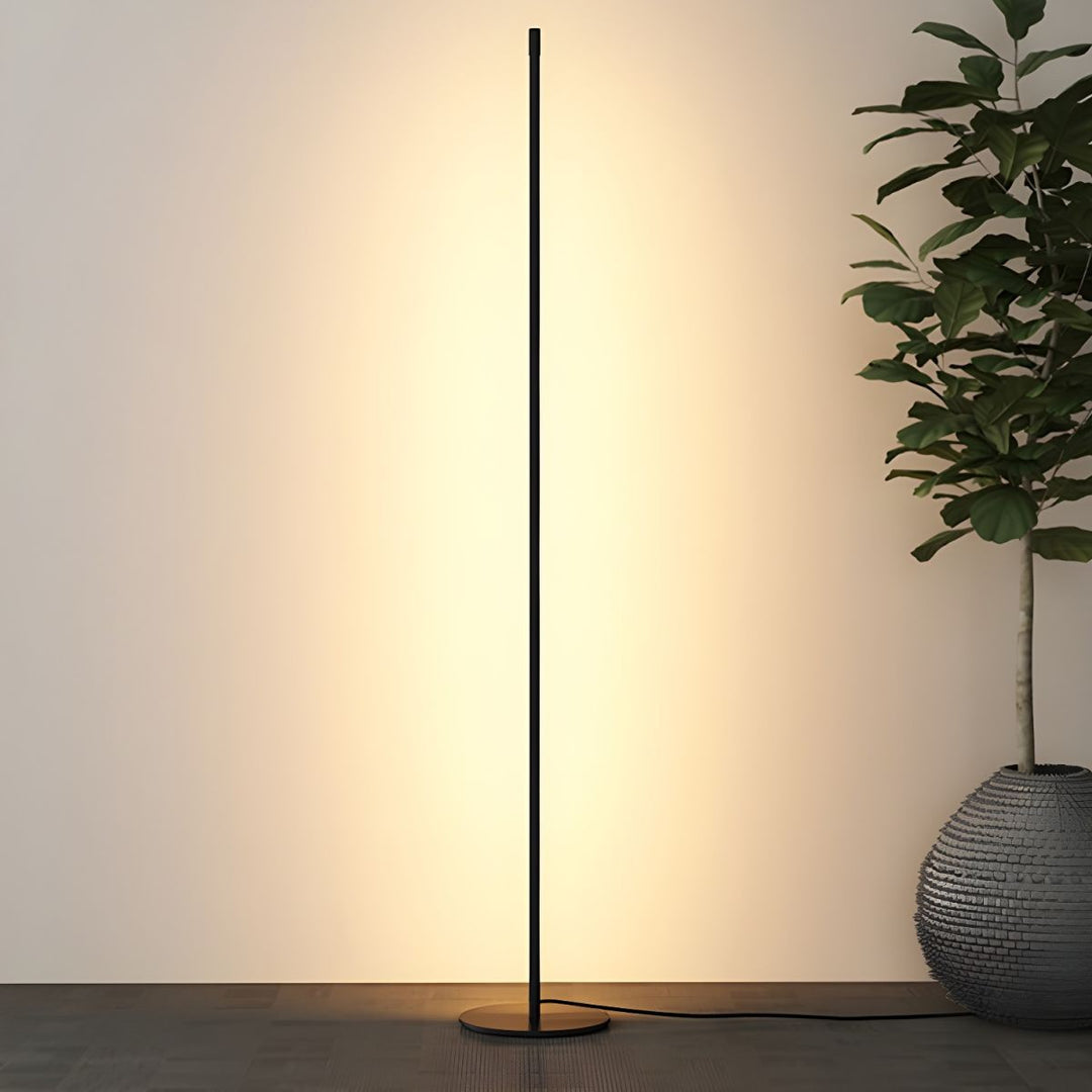 Luxen | Black Standing Lamp with Dimmable LED