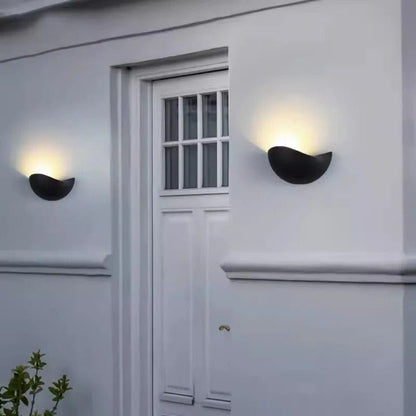 Minimalist Half-Round Nordic LED Wall Light Boldenn