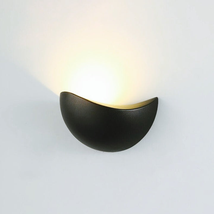 Minimalist Half-Round Nordic LED Wall Light