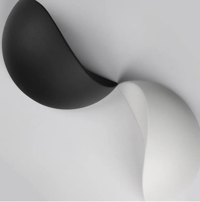 Minimalist Half-Round Nordic LED Wall Light