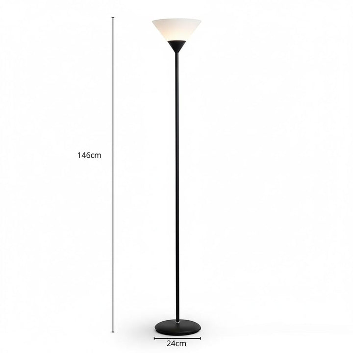 Minimalist Uplighting Cone-Shaped Floor Lamp Boldenn